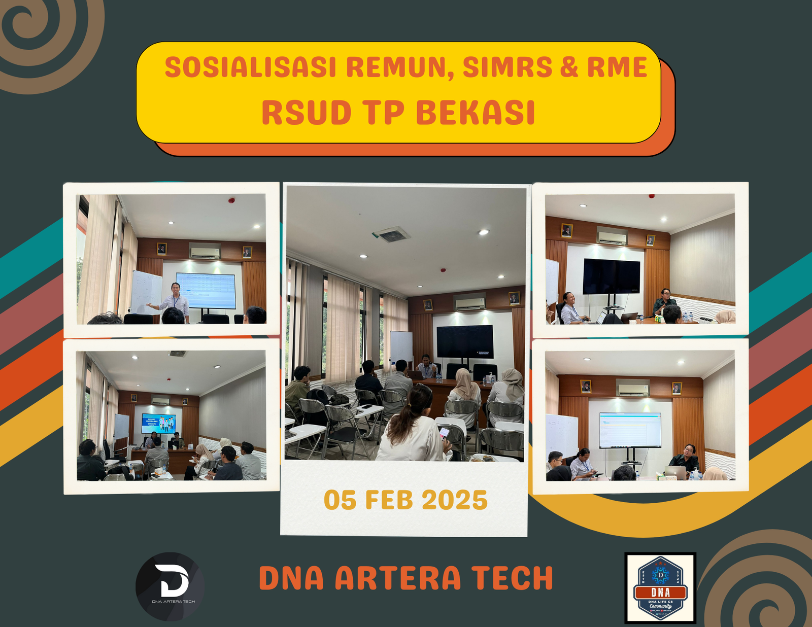 Sosialisasi Digitalisasi Jasa Pelayanan dan Pengenalan SIMRS RME Di RSUD Teluk Pucung Bekasi